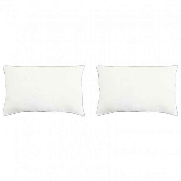 vidaXL Polštář 2 ks 40 x 80 cm Bambusové vlákno Bílá