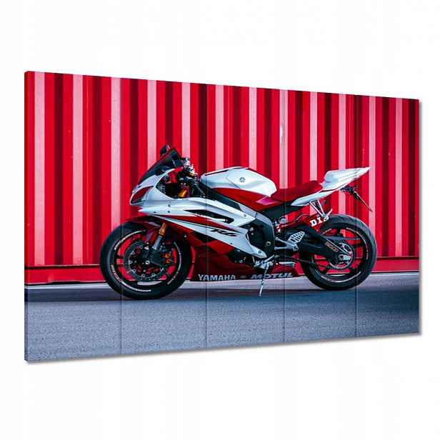Obrazy 100x70 Bílo-červená Yamaha