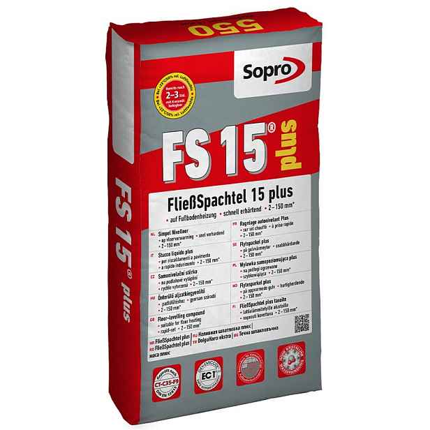 Hmota stěrková Sopro FS 15 plus 25 kg
