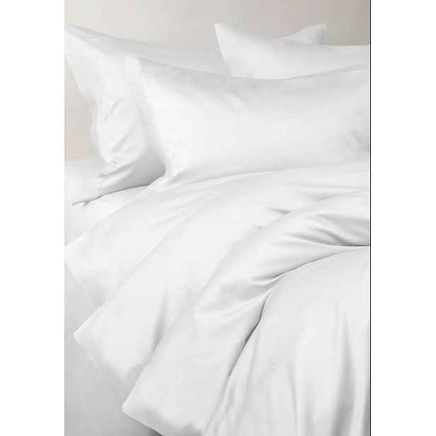 Saténové Povlečení Maro Home Valencia bílé 200x200 elegantní povlečení