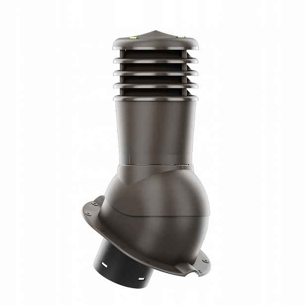 Větrací komín Smartline profil M fi 150 mm, nezateplený, tmavě hnědý