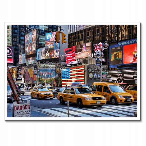 Plakáty v rámu 70x50 New York Yellow Cab