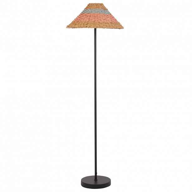 Beliani STOJACÍ LAMPA Béžová/Černá/Růžová/Modrá Kyoga