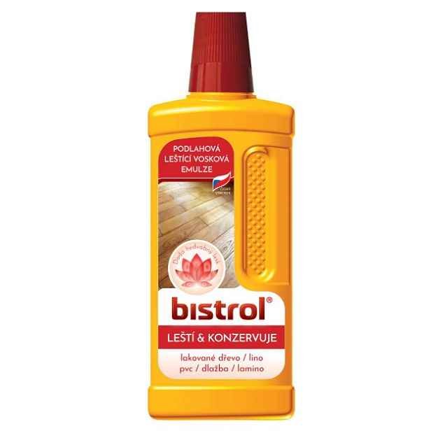Bistrol samoleštící vosková emulze leští a konzervuje 500ml