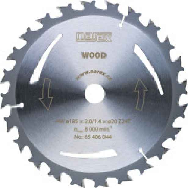 Pilový kotouč Narex Wood 185×2,0/1,4×20 Z24T 65406044