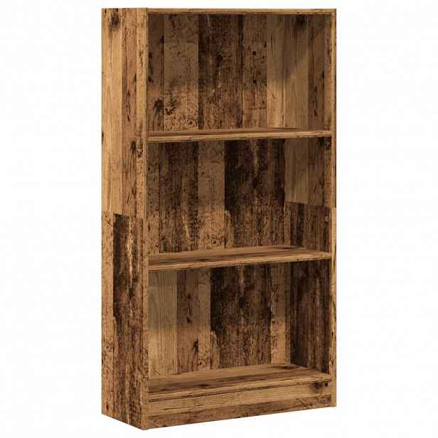 vidaXL Knihovna old wood 60 x 24 x 109 cm kompozitní dřevo