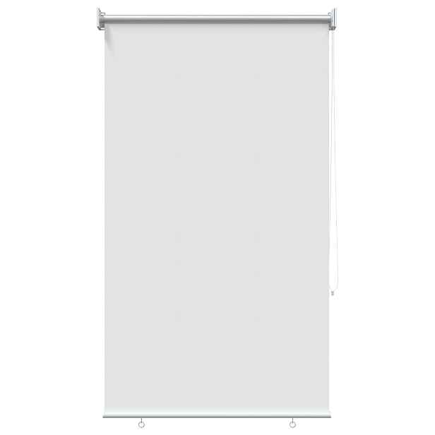 vidaXL Venkovní roletová clona s UV ochranou Bílá 100 x 230 cm (Š x V)