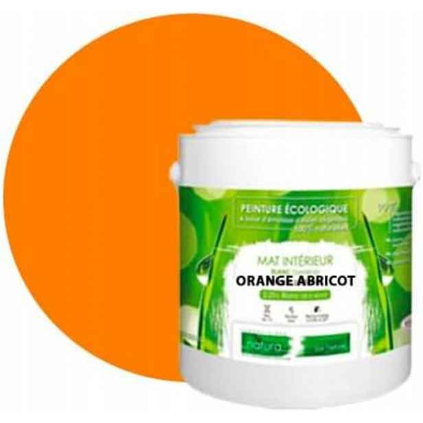Ekologická přírodní barva barva mat Natura 2,5 l/33 m², Apricot Orange