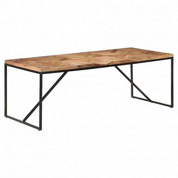 vidaXL Jídelní stůl 200 x 90 x 76 cm masivní akácie a mangovník