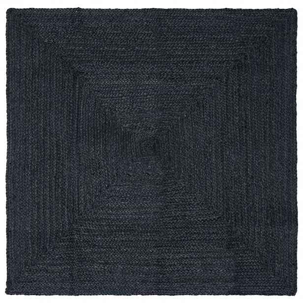vidaXL Koberec do oblasti Tmavě šedá 240 x 240 cm juta