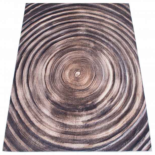 Koberec Do Obývacího Pokoje Měkký Na Praní Béžový 100 X 150 CM