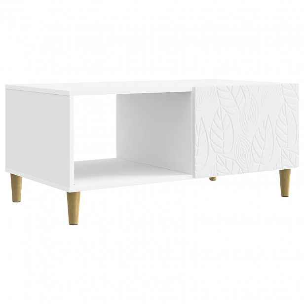 vidaXL Konferenční stolek Bílá 90 x 50 x 40 cm Kompozitní dřevo