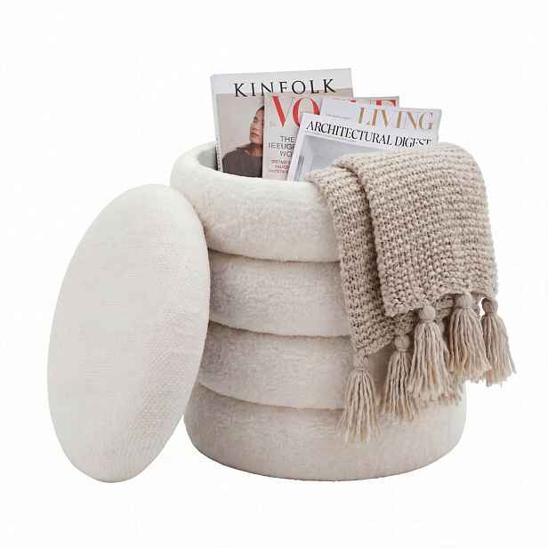 Livetastic TABURET, textil, 40/45/40 cm