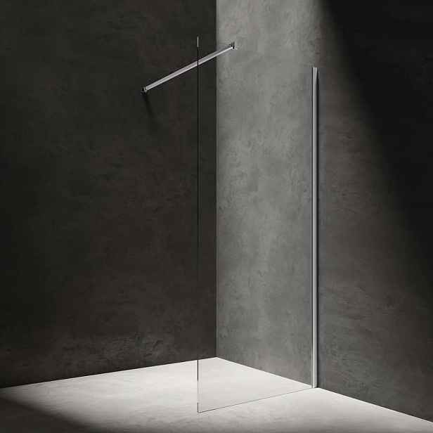 OMNIRES Marina - Sprchová stěna Walk-In, 98x202 cm, chrom/čiré sklo DNR10XCRTR