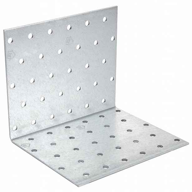 Tesařský spojovací montážní úhelník 100x100x120 x 2 mm KM25 25 Ks