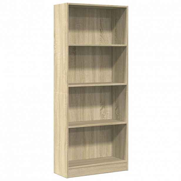 vidaXL Knihovna dub sonoma 60 x 24 x 143 cm kompozitní dřevo