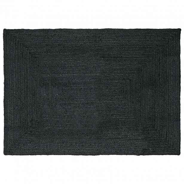 vidaXL Koberec do oblasti Tmavě šedá 240 x 340 cm juta