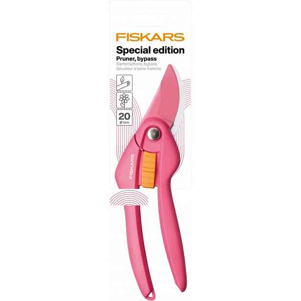Zahradní nůžky nůžkový Fiskars P26 Inspiration Ruby 22 mm