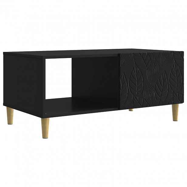 vidaXL Konferenční stolek Černá 90 x 50 x 40 cm Kompozitní dřevo