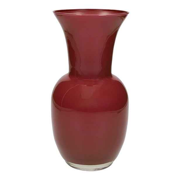 Červená skleněná váza (výška 26 cm) – Brandani