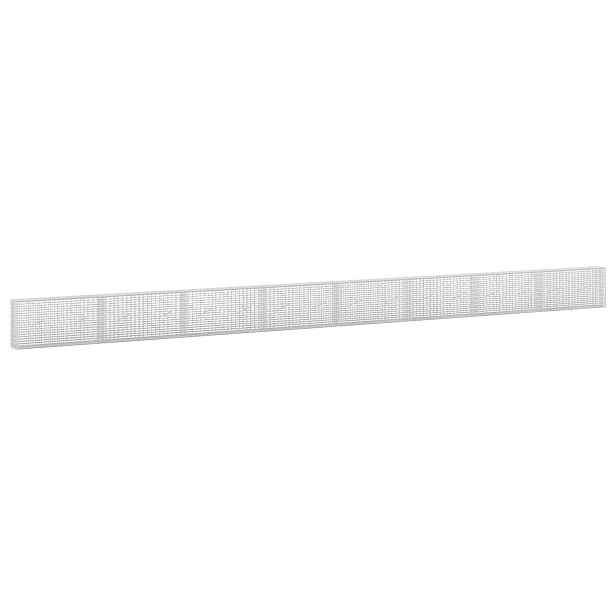 vidaXL Gabion s drátem 5 mm a síťkou 5x2,5 cm 800x20x50 cm