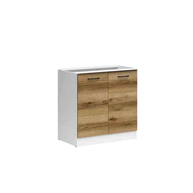 BRW Kuchyňská skříňka Junona Line D2D/80/82, dub delano