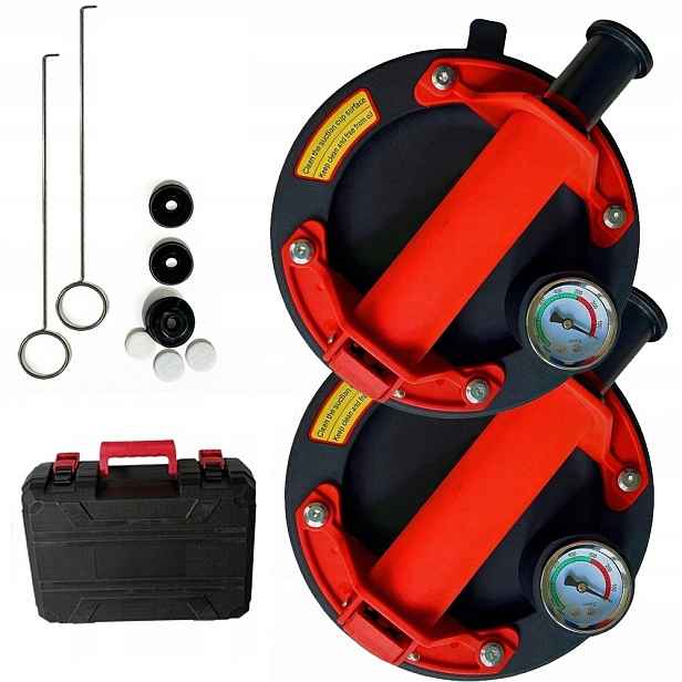 Přísavka 2KS 8 Palců 200 Kg Pro Skleněné Panely Z Laminátu
