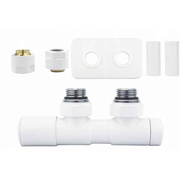 Ventil reg 50 mm Twins bílý mat levý Cu AiO r.pros