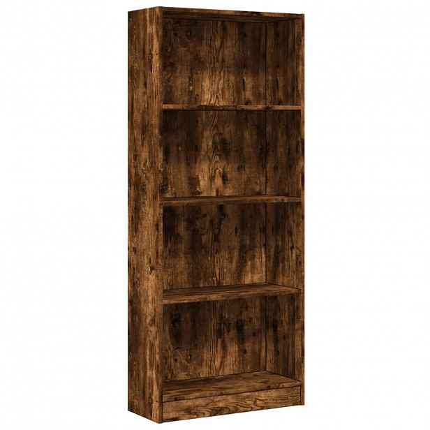 vidaXL Knihovna kouřový dub 60 x 24 x 143 cm kompozitní dřevo