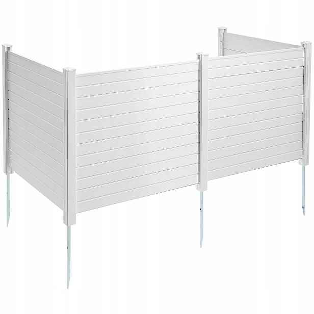 Zahradní kryt na vinylový plot panely 127 cm 127 cm, bílá barva