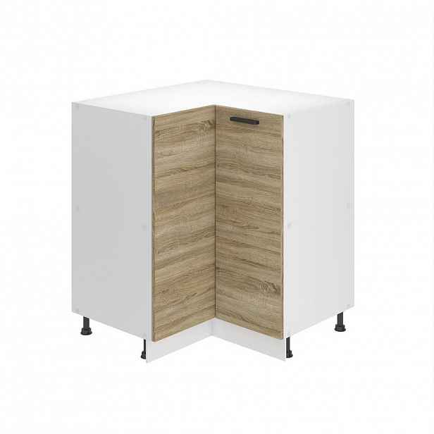 B BELINI GROUP KUCHYŇSKÁ SPODNÍ SKŘÍŇKA 90 cm SNP bez pracovní desky, s 1 dvířky, Dub Sonoma