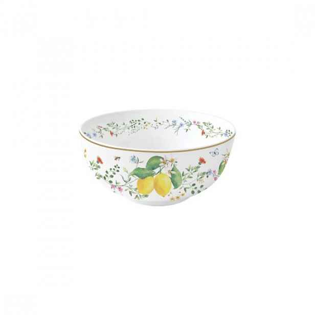 Porcelánová mísa, 15cm, "Fleurs et Citrons" - Easy Life