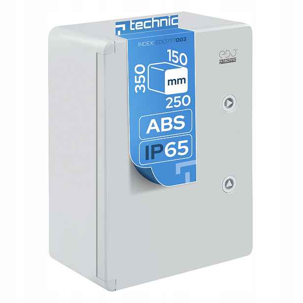 Rozvaděč Skříňka Elektrická skříň N/t 250x350x150 mm Abs IP65 IK10