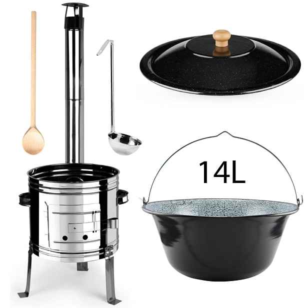 Perfect Home Set-34 Kotlíková souprava 14 L, 5 ks