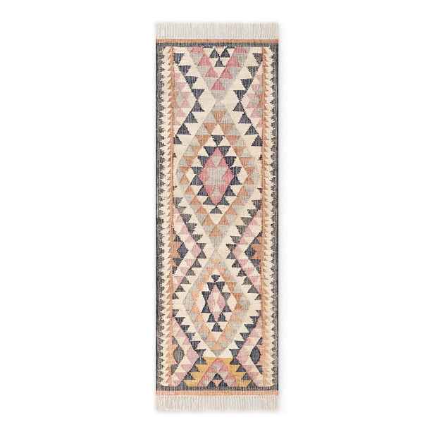 Šedý ručně tkaný jutový běhoun 80x200 cm Roya Parsa – Elle Decoration