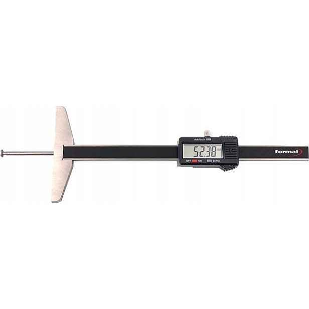 Digitální hloubkoměr s talířovou měřicí špičkou 100 mm Format
