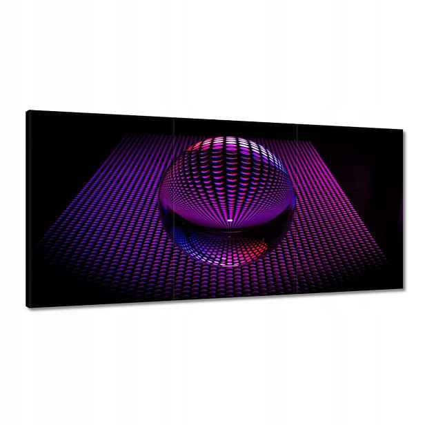 Obrazy 120x60 Fialová koule