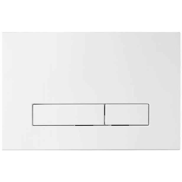 Ovládací tlačítko splachování Slim k WC modulu Profi - ABS - bílá
