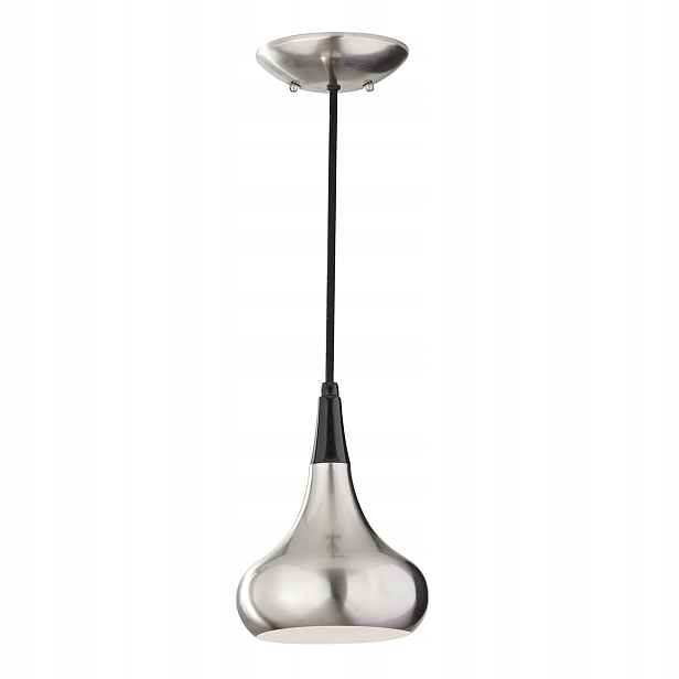 Závěsná lampa kulatá retro kovová do obývacího pokoje nad stůl a ostrov 18 cm Feiss