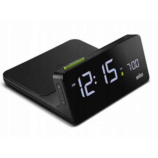 Budík Braun BC21B Indukční Nabíječka Qi 10W