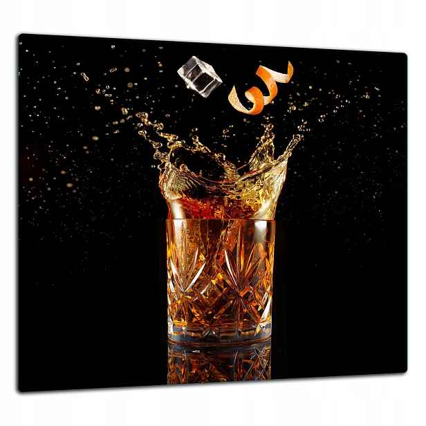Skleněná Ochranná Deska Panel Lepidlo 65x60 Drink