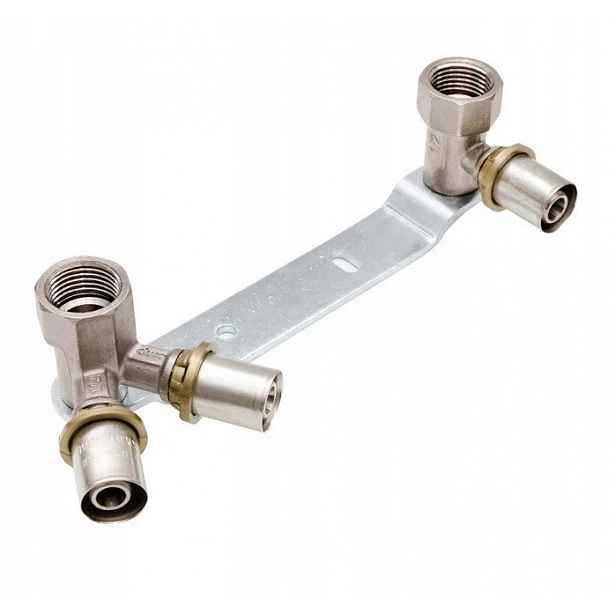 Bateriová lišta s V kolenem pro cirkulaci 100 mm 16x2x1/2 Duro System Arka