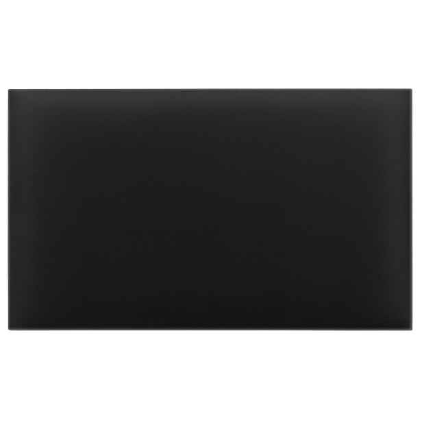 Čalouněný nástěnný panel s EKO KŮŽÍ různé rozměry x šířka 40 cm černá obdélník MyBestHome Rozměr: 50x40 cm