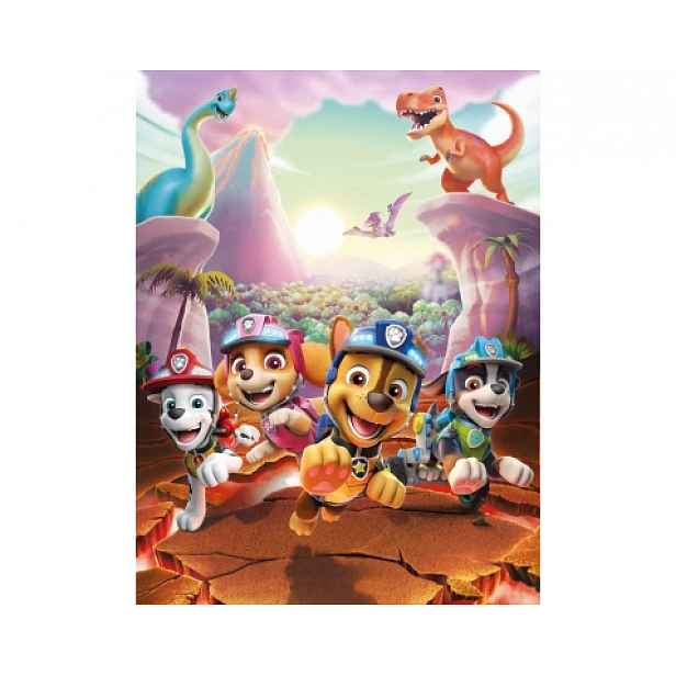 Dětský obraz Paw Patrol dino, 46x61 cm