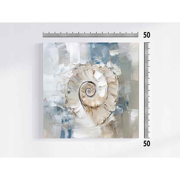 Obraz Na Plátně Canvas Kámen Nautilus Hlemýžď Spirála Historie 3D 50x50