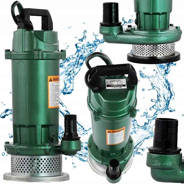 Ponorná Pumpa De-x 3310 10 m (0,37 kW, 230 V) Einbach Dambat Silná Výkonná