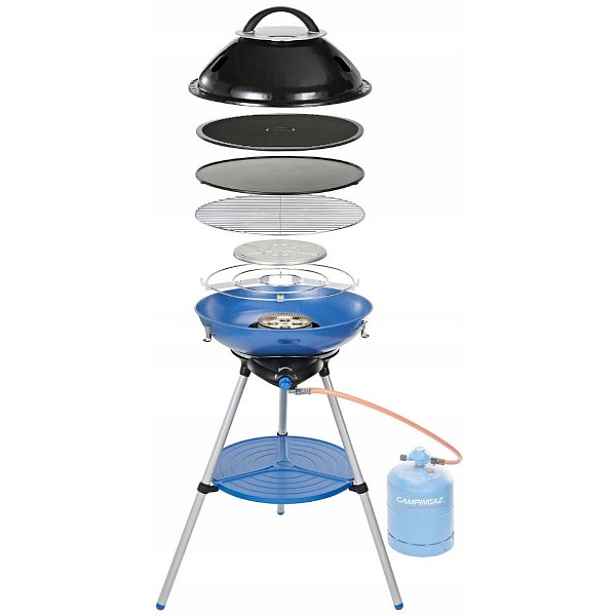 Turistický plynový gril Campingaz Party Grill 600 R 5v1 s teploměrem