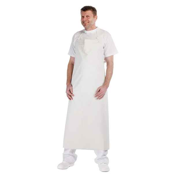 Zástěra s laclem Bianca apron 03130010 White Červa