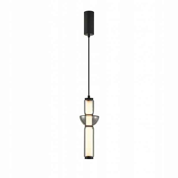 Závěsný stropní Led lustr Lampa Převis Černá Bruni 19W Minimalistický