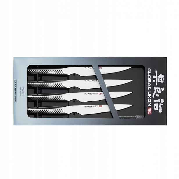 Global Ukon Sada 4 steakových nožů 13 cm